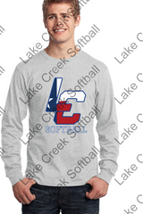 LAKE CREEK LONG SLEEVE COTTON TSHIRT - LC SOFTBALL