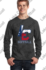 LAKE CREEK LONG SLEEVE COTTON TSHIRT - LC SOFTBALL