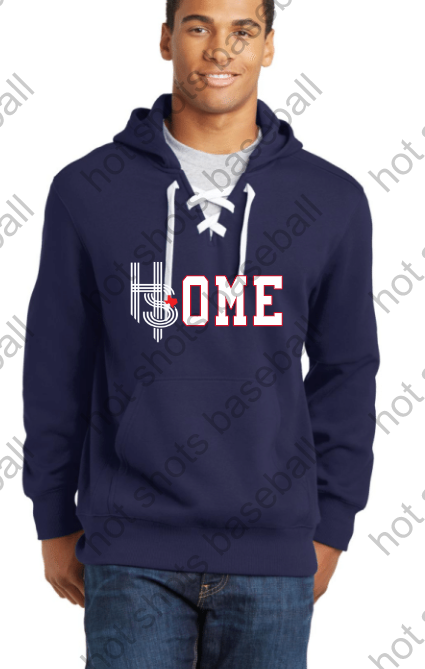 Copy of HOT SHOTS BASEBALL  - HOME  ST271 Sport-Tek® Lace Up Pullover Hooded Sweatshirt