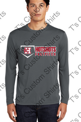NEW LOGO HOTSHOTS - ADULT and YOUTH Sport-Tek® Long Sleeve PosiCharge® Competitor™ Tee