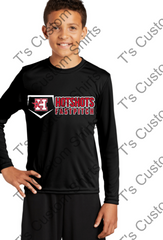 NEW LOGO HOTSHOTS - ADULT and YOUTH Sport-Tek® Long Sleeve PosiCharge® Competitor™ Tee