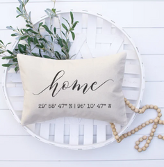 Sublimated Custom Pillows - Home Coordinates