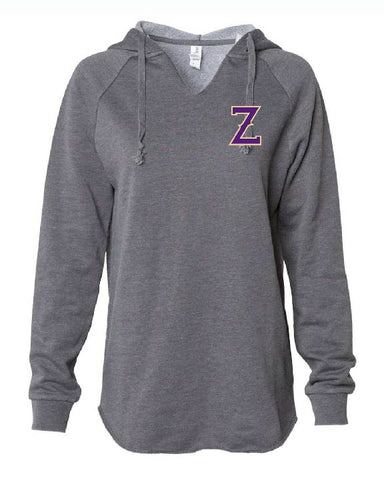 ZEPHYRS- Independent Trading Co. - Women’s Lightweight California Wave Wash Hooded Sweatshirt - PRM2500