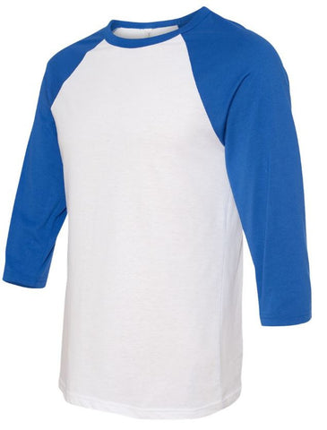 ARSENAL ADULT Bella + Canvas - Unisex Three-Quarter Sleeve Baseball T-Shirt - 3200