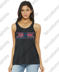 Texas 12 Gauge Fastpitch Home Plate Ladies Bella Flowy Tank
