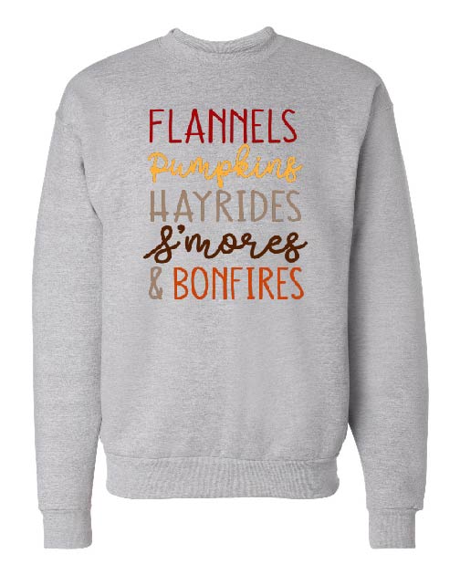 FLANNEL PUMPKINS HAYRIDES SMORES AND BONFIRES - $5 OFF