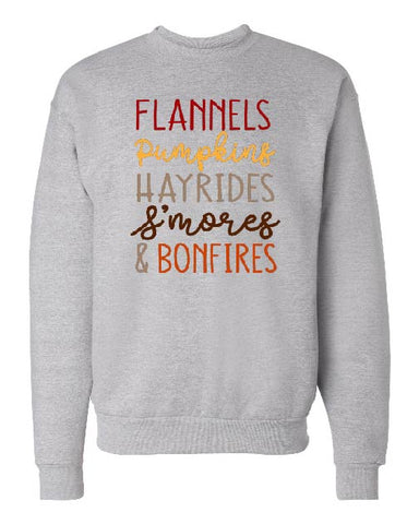 FLANNEL PUMPKINS HAYRIDES SMORES AND BONFIRES - $5 OFF