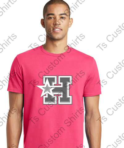 HOTSHOTS PINK OUT - ADULT - Bella OR DT5000 District ® The Concert Tee ®