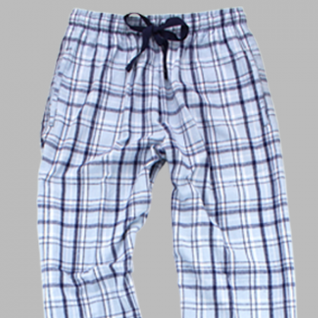 BLACK FRIDAY ILLUSIONS FLANNEL PJ PANT - Carolina Blue and Navy Flannel Pant F20 - YOUTH THRU ADULT