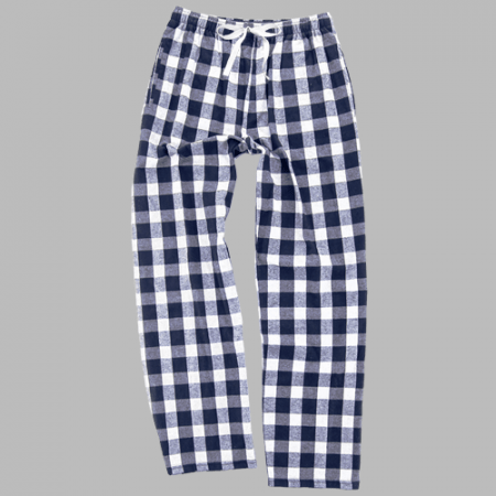 FLANNEL PJ PANT - NAVY  OR ORANGE BOXERCRAFT UNISEX PANTS