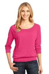 XOXO YA'LL - District Made® - Ladies Modal Blend 3/4-Sleeve Raglan DM482