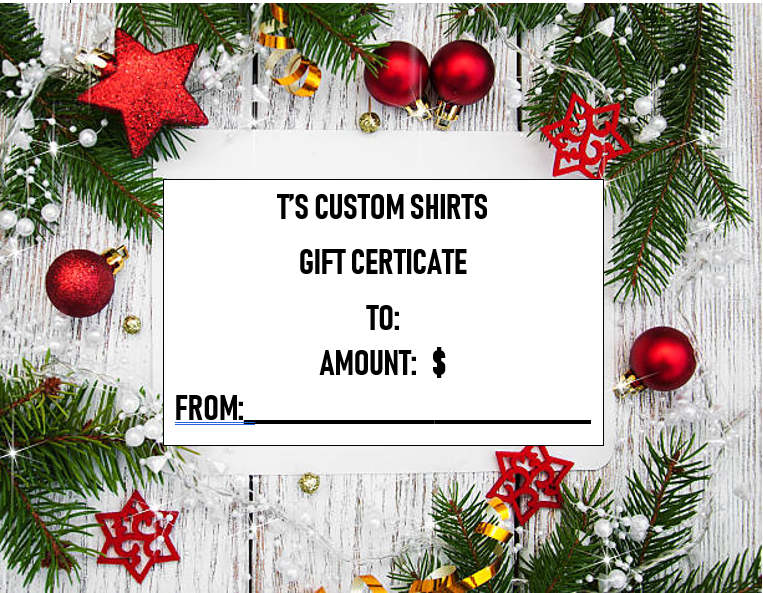GIFT CERTIFICATE