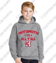 HOTSHOTS VS. Y'LL PC78H  Port & Company® - Core Fleece Pullover Hooded Sweatshirt - YOUTH AND ADULT