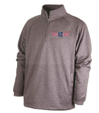 TEXAS 12 GAUGE Printed YOUTH AND ADULT Quarter Zip Sweatshirt with Pockets F125