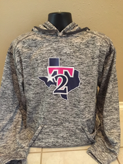 TEXAS TURN 2 - Badger - Blend Polyester Fleece Performance Hooded Pullover - 1463 - GRAPHITE