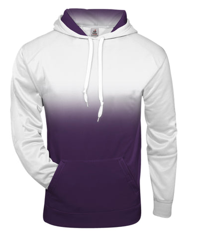SAN MARCOS RATTLERS  - OMBRE HOOD - BADGER DRIFIT PERFORMANCE