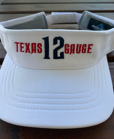 TEXAS 12 GAUGE WHITE VISORS - PACIFIC 598V -