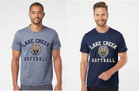 LAKE CREEK SOFTBALL - MEN'S Adidas  Tee -A376