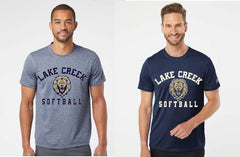 LAKE CREEK SOFTBALL - MEN'S Adidas  Tee -A376