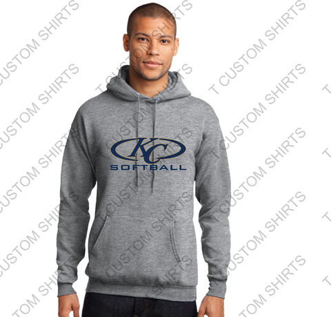 KLEIN COLLINS SPIRIT WEAR PC78H  Port & Company® - Core Fleece Pullover Hooded Sweatshirt - YOUTH AND ADULT