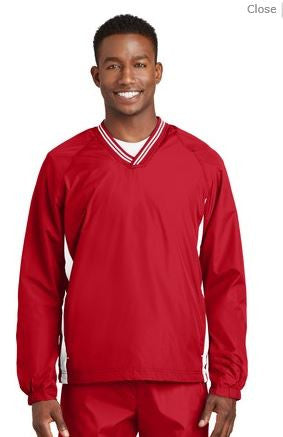 KATY CRUISERS Sport-Tek® Tipped V-Neck Raglan Wind Shirt. JST62.