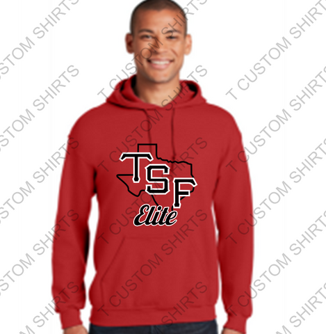TEXAS STRIKE FORCE Fleece Pullover Hooded Sweatshirt YOUTH AND ADULT