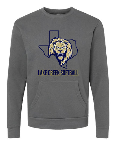 LAKE CREEK - LC TEXAS & LC STATE CHAMPIONS- UNISEX Santa Cruz Pocket Sweatshirt NOT DONE NOT DONE