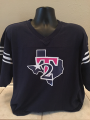 TEXAS TURN 2 - S40 Adult University Spirit Jersey V-neck Shirt