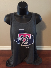 TEXAS TURN 2 - Bella + Canvas - Women's Flowy Racerback Tank - 8800