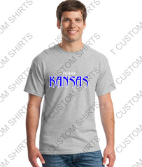 TEAM KANSAS - ADULT Gildan - Heavy Cotton Short Sleeve T-Shirt - 5000