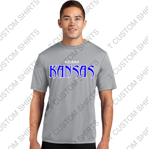TEAM KANSAS - ADULT  - Drifit  Short Sleeve