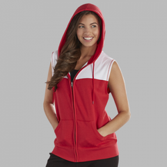 KATY CRUISERS Navy or Red Sleeveless Hoodie - V30
