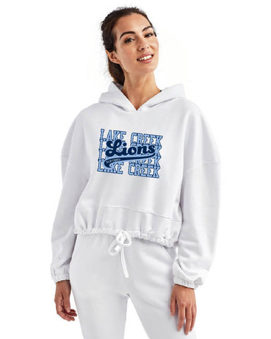 LAKE CREEK SOFTBALL  TriDri Ladies' Cropped Maria Hoodie